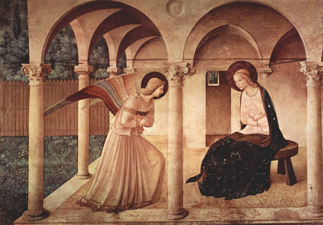 de blijde boodschap (Fra Angelico)